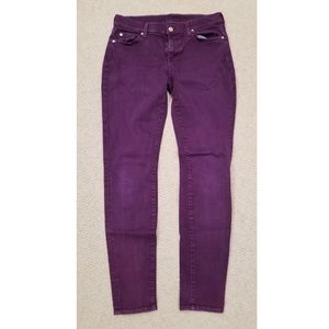 7 for All Mankind purple jeans